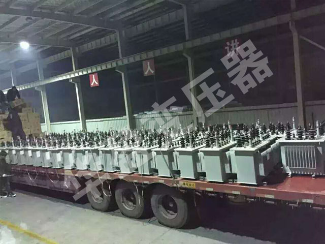 太原非晶合金变压器发货现场